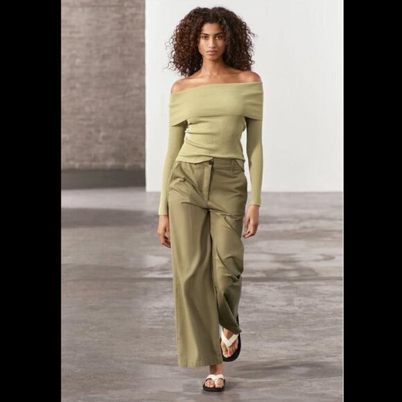 ZARA Fitted Knit Sweater NWT - Picture 10 of 14